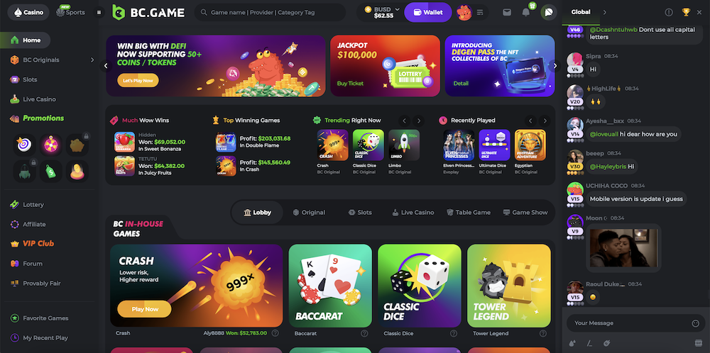 Discover the Thrills of BC.Game Crypto Casino 2